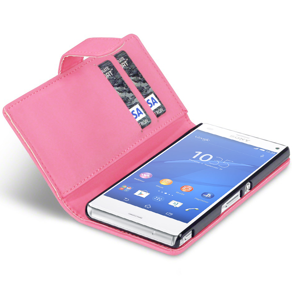 Leather Case Xperia Compact (Light Pink)