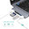 (5-in-1) USB Type-C / 3x USB 3.0 / MicroSD Card Reader / Adapter Hub for MacBook