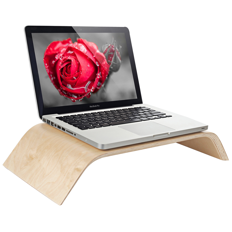 Desk Stand Riser for Monitor / iMac / MacBook / Laptop (Birch)