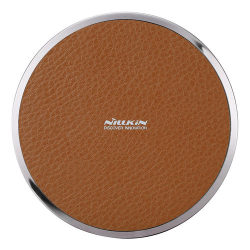 Nillkin (5W) Magic Disk III / Qi Wireless Charging Pad - Brown Leather
