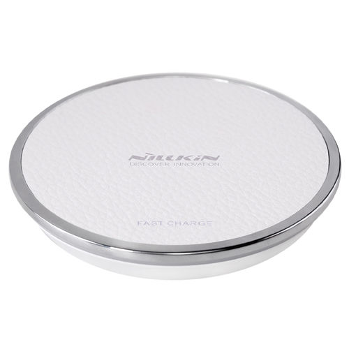 Nillkin Magic Disk III (10W) Wireless Charger / Desktop Pad - White (Leather)