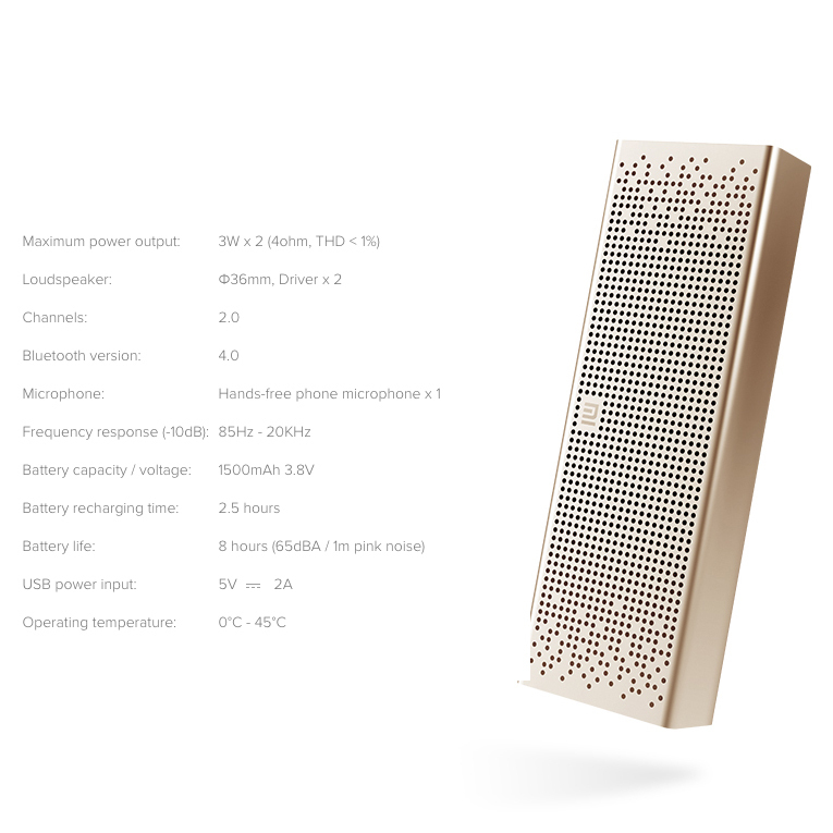 xiaomi bluetooth speaker sd card