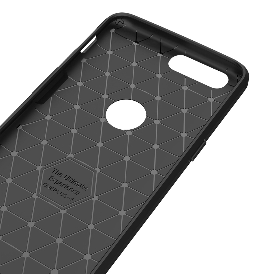 Flexi Slim Carbon Fibre Case for OnePlus 5 (Black)
