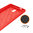 Flexi Slim Carbon Fibre Case for Nokia 3 - Brushed Red