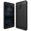 Flexi Slim Carbon Fibre Case for Nokia 6 (2017) - Brushed Black