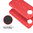 Flexi Slim Litchi Texture Case for Motorola Moto G5S - Red Stitch