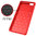 Flexi Slim Carbon Fibre Case for Oppo A57 (2016) / A39 - Brushed Red