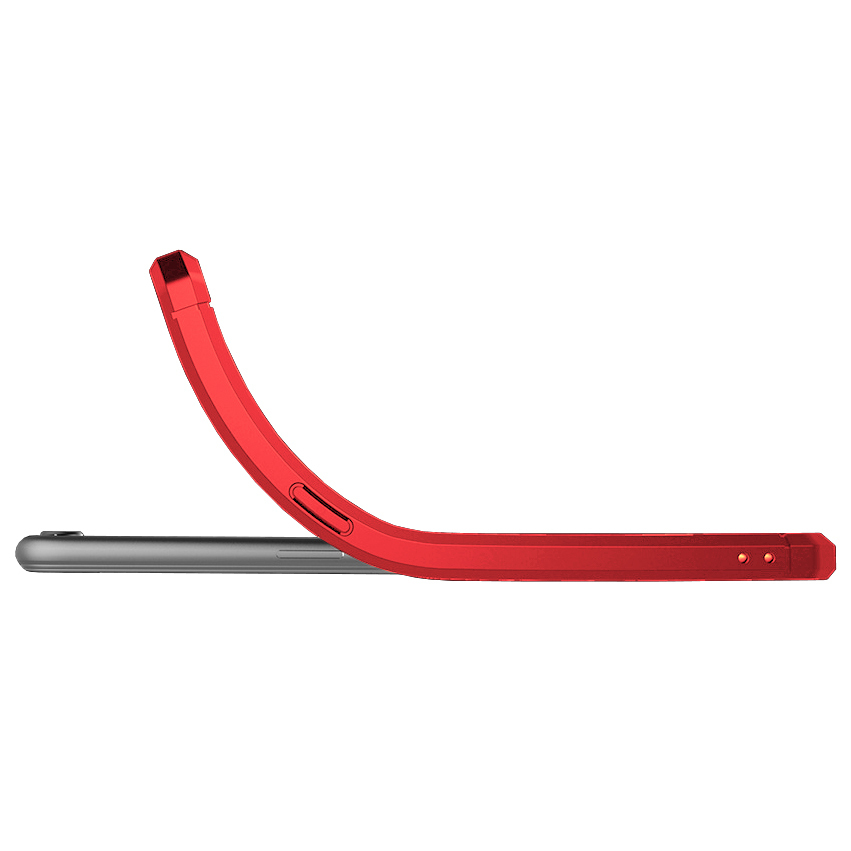 Flexi Slim Carbon Fibre Case for Oppo R9s Plus - Brushed Red