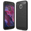 Flexi Slim Carbon Fibre Case for Motorola Moto X4 - Brushed Black