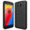 Flexi Slim Carbon Fibre Case for Motorola Moto C - Brushed Black