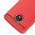 Flexi Slim Carbon Fibre Case for Motorola Moto E4 - Brushed Red