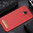 Flexi Slim Carbon Fibre Case for Motorola Moto Z2 Play - Brushed Red