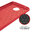 Flexi Slim Carbon Fibre Case for Motorola Moto Z2 Play - Brushed Red