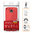 Flexi Slim Carbon Fibre Case for Motorola Moto Z2 Play - Brushed Red