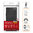 Flexi Slim Carbon Fibre Case for Sony Xperia XA1 - Brushed Black