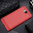 Flexi Slim Carbon Fibre Case for Huawei Y5 (2017) - Brushed Red