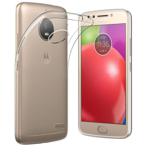 Flexi Slim Gel Case for Motorola Moto E4 - Clear (Gloss Grip)