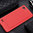 Flexi Slim Carbon Fibre Case for LG Q6 - Brushed Red