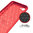 Flexi Slim Carbon Fibre Case for LG Q6 - Brushed Red