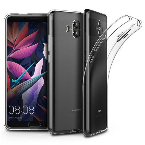 Flexi Slim Gel Case for Huawei Mate 10 - Clear (Gloss Grip)