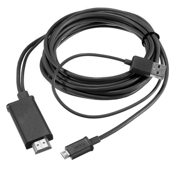 MHL Micro-USB to HDMI Cable / TV Adapter for Phone / Tablet