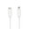 (2-Pack) Short Mini-USB (Male) to Micro-USB Charging Cable (27cm) - White
