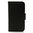 Leather Wallet Case (Card Holder) for HTC One M7 - Black