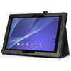 Smart Folio Leather Case & Stand for Sony Xperia Z2 Tablet - Black