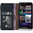 Leather Wallet Case & Card Holder Pouch for BlackBerry Z30 - Black