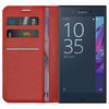 Go to product Leather Wallet Case & Card Holder Pouch for Sony Xperia XZ - Red