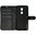 Leather Wallet Case & Card Holder Pouch for ZTE Axon 7 Mini - Black