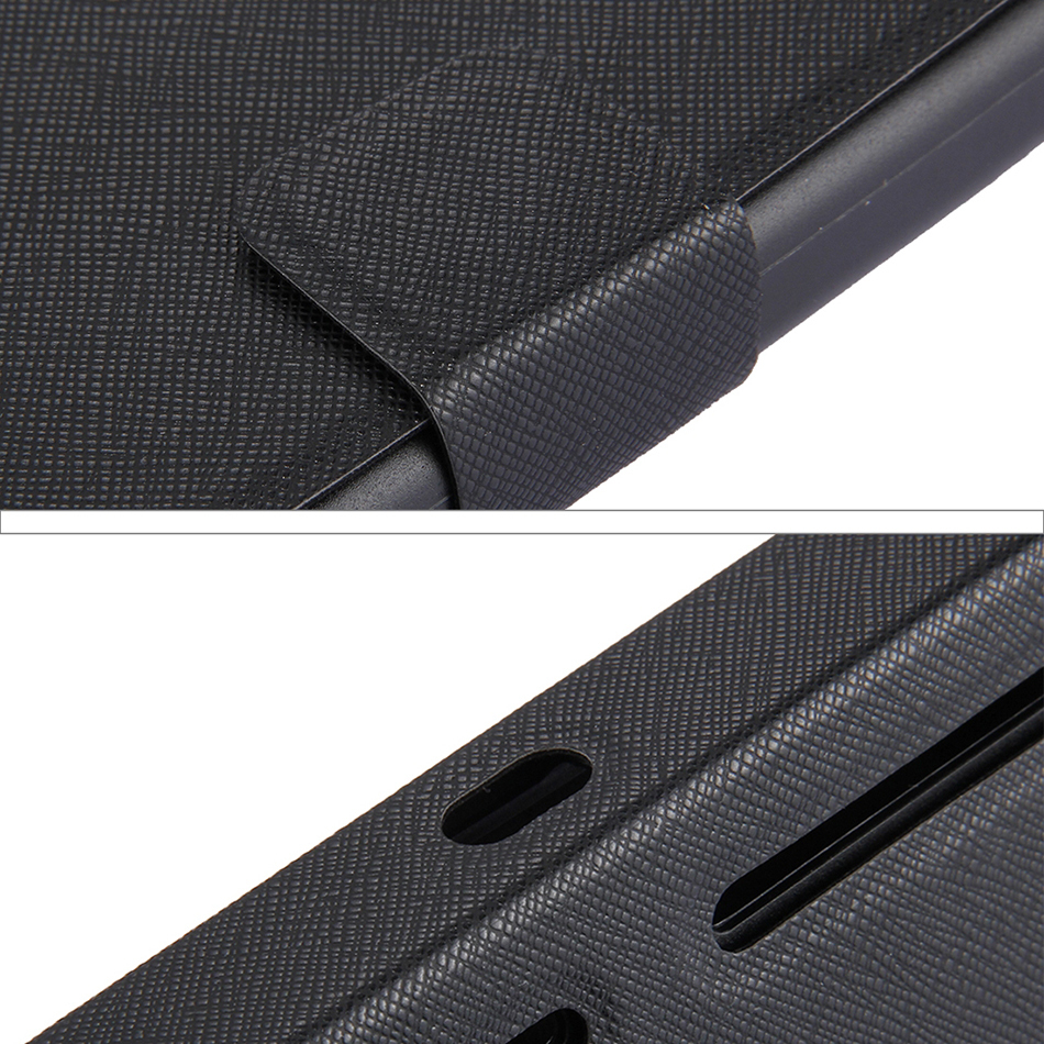 Slim Hybrid Leather Flip Case Stand - Nintendo Switch (Black)