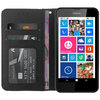 Go to product Leather Wallet Case & Card Holder for Nokia Lumia 630 / 635 - Black