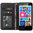 Leather Wallet Case & Card Holder for Nokia Lumia 630 / 635 - Black