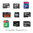 USB 2.0 Multi Memory Card Reader (SD / MMC TF M2) - Blue