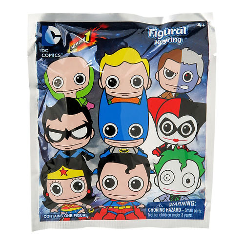 DC Comics Mystery Minis 3D Figural Keychain (Single Blind Bag Keyring)