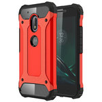 Military Defender Tough Shockproof Case for Motorola Moto G4 Play - Red