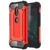 Military Defender Tough Shockproof Case for Motorola Moto G4 Play - Red