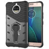 Slim Shield Tough Shockproof Case & Stand for Motorola Moto G5S Plus - Grey