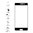 Full Coverage Tempered Glass Screen Protector for HTC U Play - Black