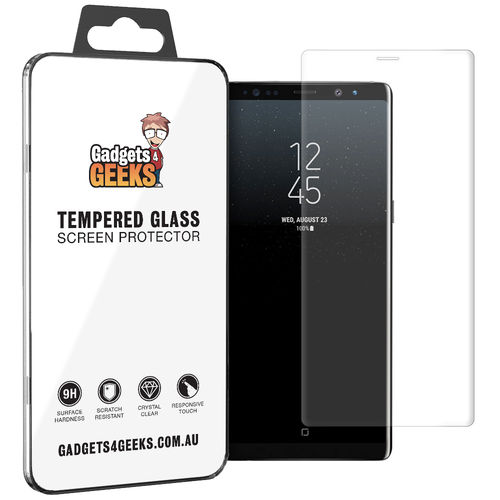 3D Curved Tempered Glass Screen Protector for Samsung Galaxy Note 8 - Clear