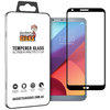 Full Coverage Tempered Glass Screen Protector for LG G6 - Black