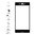 3D Curved Tempered Glass Screen Protector for Sony Xperia XZ - Black