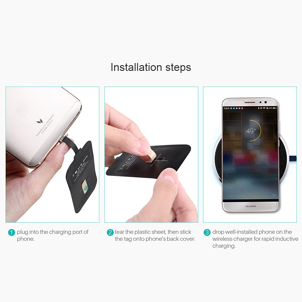 Nillkin Magic Tag USB Type-C Wireless Charging Receiver Card (Long Ribbon)