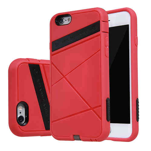 Nillkin Qi Wireless Charging Tough Case - Apple iPhone 6 / 6s - Red