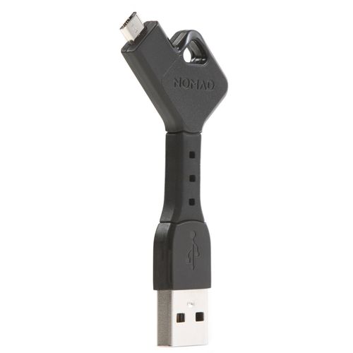 Nomad Keyring Micro-USB Charging Cable (7cm) for Mobile Phone / Tablet