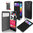 Orzly Display Window Peek View Flip Case for Samsung Galaxy S5 - Black