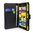 Nokia Lumia 1520 Leather Wallet Flip Case - Black