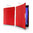 Orzly Slim Rim Case (Sleep/Wake) for Sony Xperia Z2 Tablet - Red