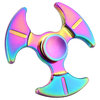 Zinc Alloy Rainbow Fidget Spinner (3-Side) Hammerhead Blade